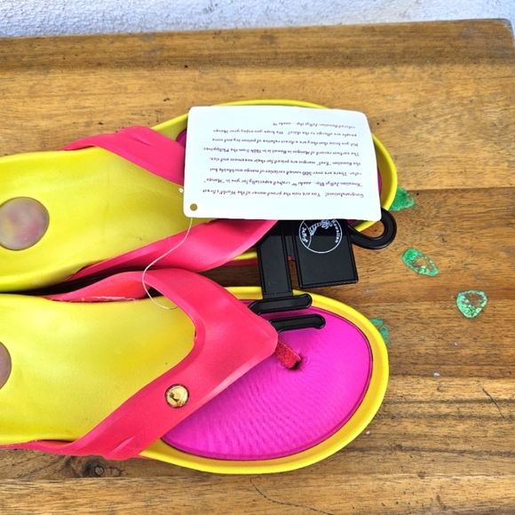 Hawaiian Jellys Ultra Comfort Mango  Unisex  Sandals Women's Size 8 - Picture 10 of 14